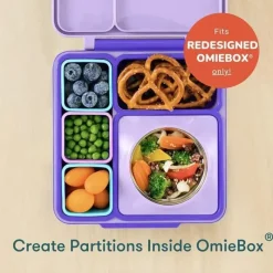 OmieBox - 2Pk recipientes para imersão à prova de vazamentos para viagem, rosa/azul-petróleo Sale