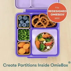 OmieBox - Recipientes de imersão à prova de vazamentos 2Pk para viagem, roxo/laranja Outlet