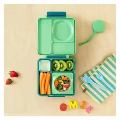 OmieBox - Recipientes de mergulho à prova de vazamentos 2Pk para viagem, azul/limão Fashion