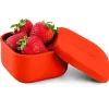 OmieBox - Recipientes de silicone para lanches à prova de vazamentos para viagem, vermelhos Fashion