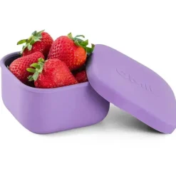 OmieBox - Recipientes para armazenamento de alimentos com tampa, roxo Sale