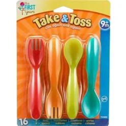 The First Years Os primeiros anos - Take &amp; Toss 16 unidades de colheres para bebê, multicoloridas Outlet