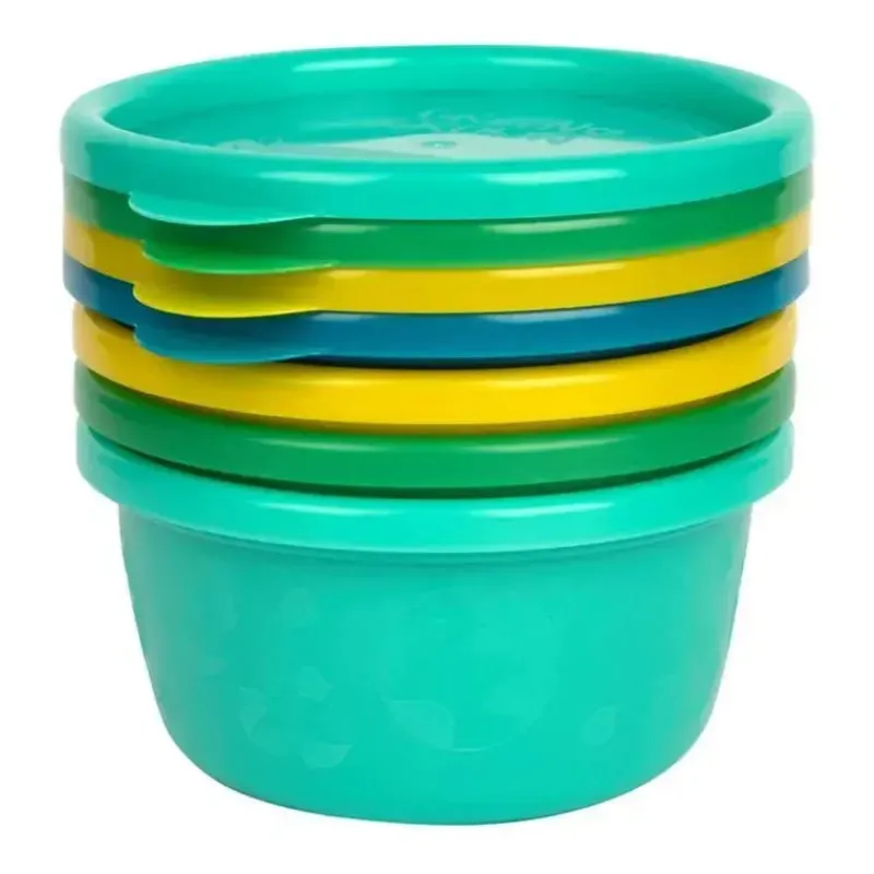 os_primeiros_anos__tigela_SKUyTEYQSBV_5.webp The First Years Os primeiros anos - Tigelas reutilizáveis GreenGrown® com tampa - Tigela para lanche infantil, 4 unidades Sale
