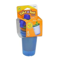 Tomy Os primeiros anos copos à prova de derramamento, 10 onças, 5-pack, cores podem variar Online