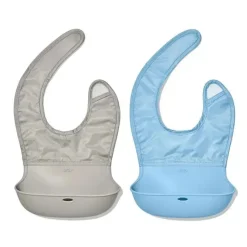 Oxo - babador enrolável 2Pk, crepúsculo e garoa New