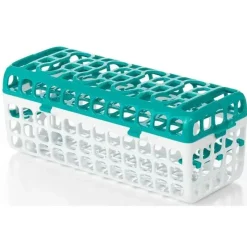 Oxo - Cesta de máquina de lavar louça Tot para peças e acessórios de garrafas, azul-petróleo Fashion
