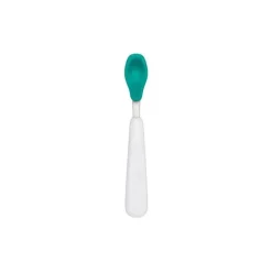 Oxo - Colher de alimentação Tot On-the-Go com estojo de viagem, azul-petróleo Hot