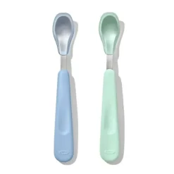 Oxo - Conjunto de Colher de Alimentação com Silicone Macio, Opala e Crepúsculo Fashion