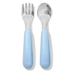 Oxo - Conjunto de garfo e colher Tot On-The-Go, Crepúsculo New