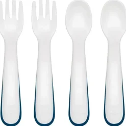 Oxo - Multipack de garfo e colher de plástico Tot 4Pk, azul marinho New