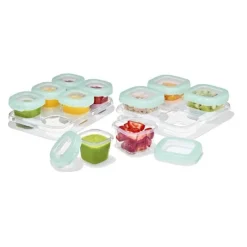Oxo - Tot 12 Pc Baby Blocks Food Storage Container Set, Opal Clearance