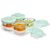 Oxo - Tot Glass Baby Blocks Food Storage Containers 4 Oz Sale