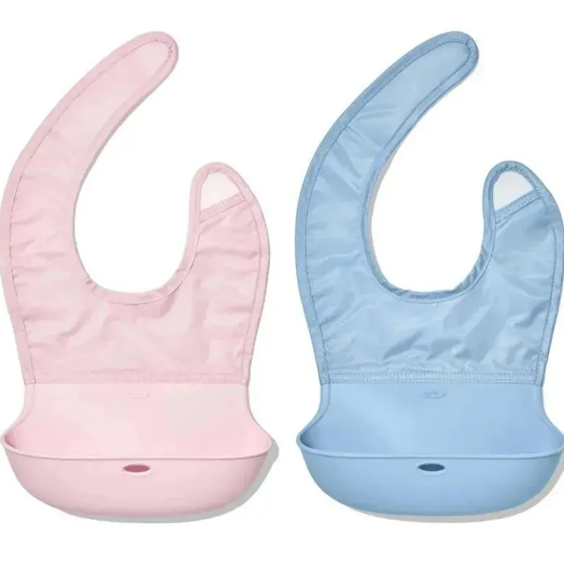 oxo__pk_tot_roll_up_bib_b_SKU6VdD2Aob_0.webp Oxo - 2Pk Tot Roll Up BiB, Blossom e Dusk Outlet