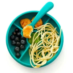 Oxo - Prato Dividido em Silicone Tot, Azul-petróleo New