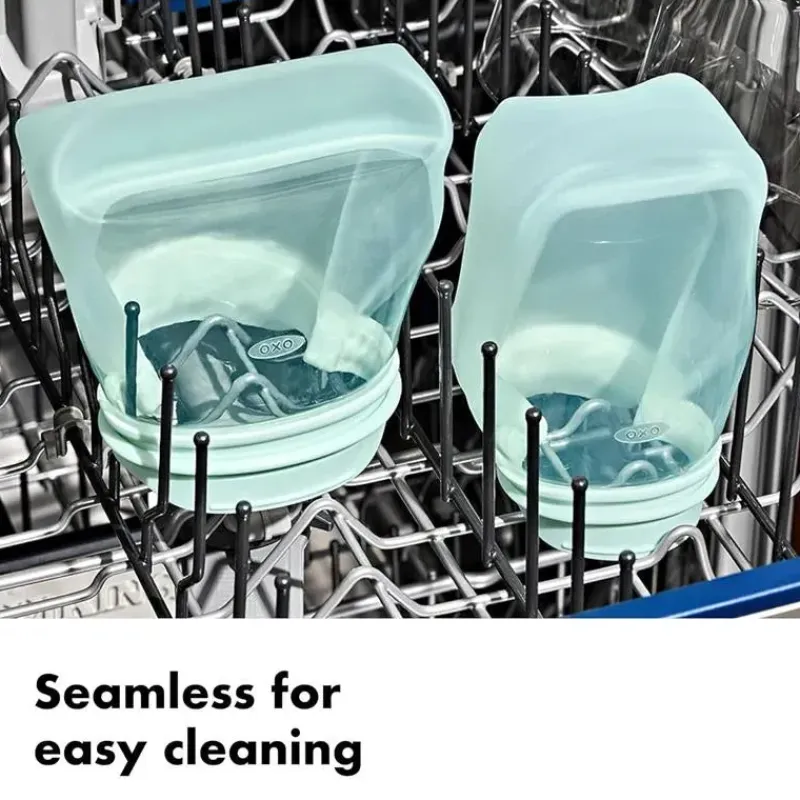 oxo__sacos_reutilizveis_d_SKUWC1sOjP6_2.webp Oxo - Sacos reutilizáveis de silicone Tot - Conjunto de 2 peças para copos e lanches, Opal Outlet
