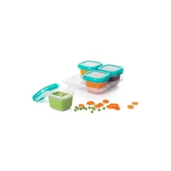 Oxo Tot Baby Blocks Contêineres de Armazenamento Congelador 6 oz - Teal Sale