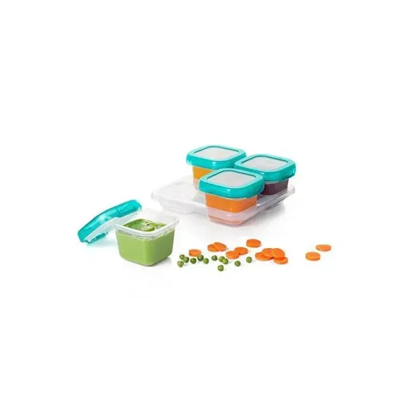 oxo_tot_baby_blocks_conti_SKUNP4lJ8el_3.webp Oxo Tot Baby Blocks Contêineres de Armazenamento Congelador 6 oz - Teal Sale