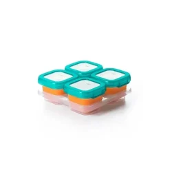Oxo Tot Baby Blocks Contêineres de Armazenamento Congelador 4 oz - Teal Discount
