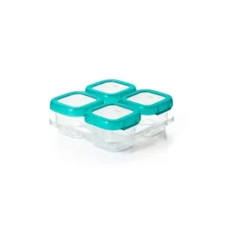 Oxo Tot Baby Blocks Contêineres de Armazenamento Congelador 4 oz - Teal Discount