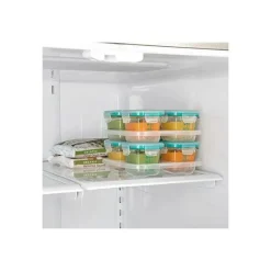 Oxo Tot Glass Baby Blocks 4 oz - Teal New