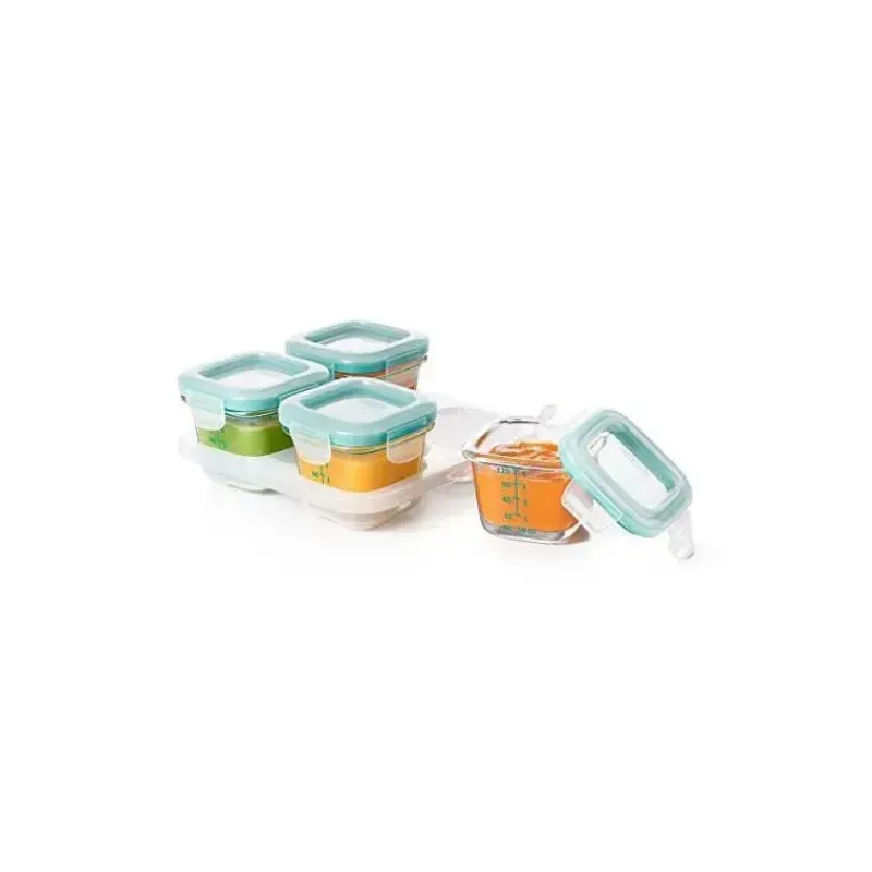 oxo_tot_glass_baby_blocks_SKUHceb7pWb_6.webp Oxo Tot Glass Baby Blocks 4 oz - Teal New