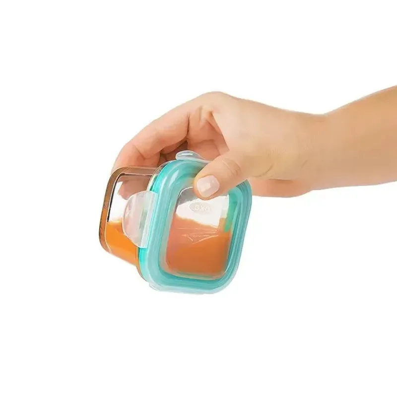 oxo_tot_glass_baby_blocks_SKUHceb7pWb_7.webp Oxo Tot Glass Baby Blocks 4 oz - Teal New