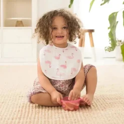 Aden + Anais Pacote com 3 babadores Essentials Snap, estampas mistas Clearance