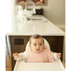 Little Unicorn Pacote com 3 babadores de musselina de algodão pequeno unicórnio - pétala de rosa Online