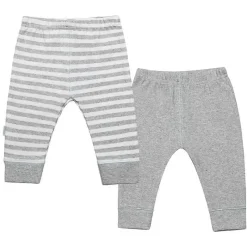 Kushies Baby Pacote com 2 calças Kushies Classics - Cinza Best
