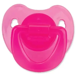 Baby King Pacote com 2 chupetas de silicone - cores sortidas Clearance