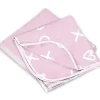Kushies Baby Pacote com 2 cobertores para bebê Kushies, flanela rosa Sale