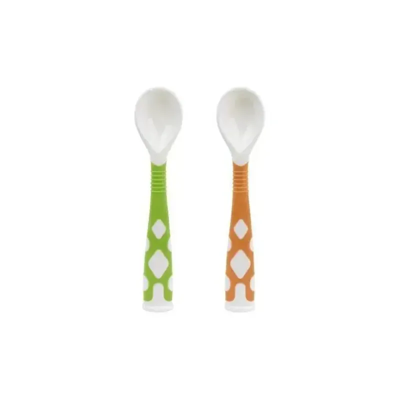 pacote_com__colheres_dobr_SKU3G12tbEZ_1.webp Kushies Baby Pacote com 2 colheres dobráveis Kushies Silibend (limão/laranja) Best