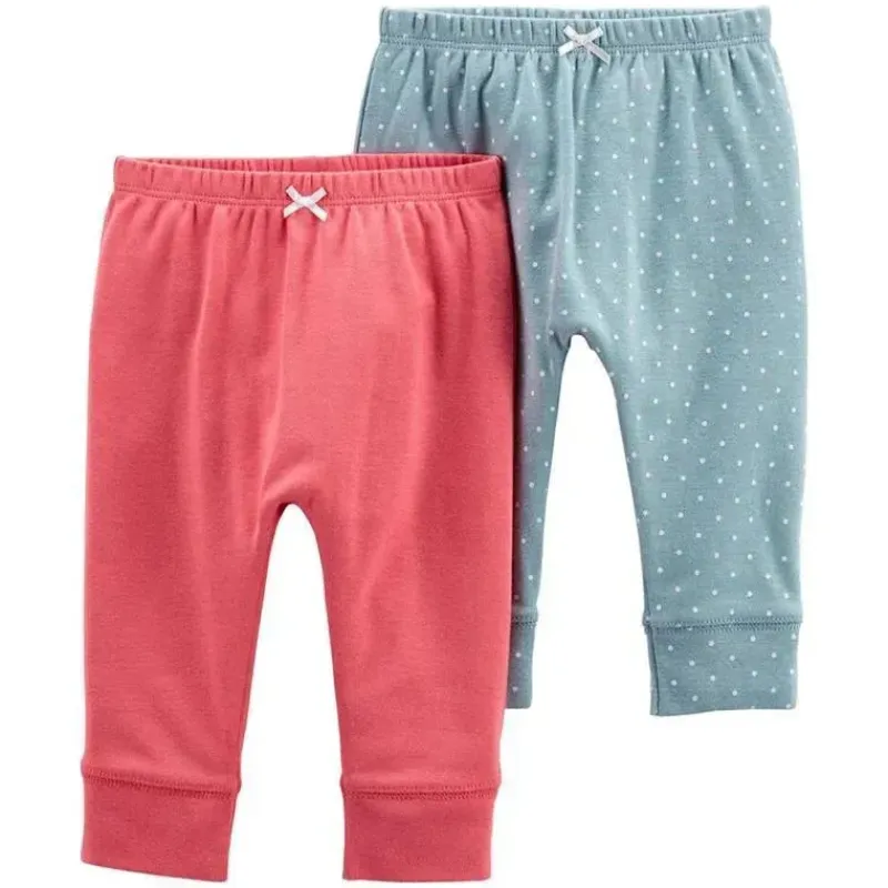 pacote_de__calas_para_beb_SKUA32AIomR_0.webp Carter's Pacote de 2 calças para bebê menina Carter's, rosa e azul com bolinhas Best