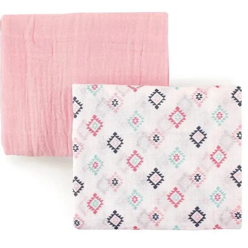 pacote_de__cobertores_de__SKU6RblKg6e_0.webp Hudson Baby Pacote de 2 cobertores de musselina , rosa asteca Outlet