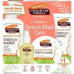 Palmers Palmer's - Kit de cuidados com a pele para gravidez com fórmula de manteiga de cacau para estrias e cicatrizes Online