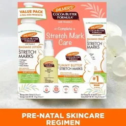 Palmers Palmer's - Kit de cuidados com a pele para gravidez com fórmula de manteiga de cacau para estrias e cicatrizes Online