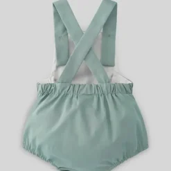 Paz Rodriguez - Baby Boy Woven Romper Prado, Lago Verde Online
