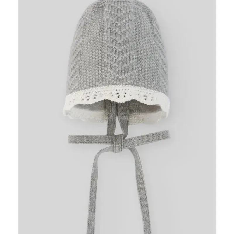 paz_rodriguez__baby_knit__SKU9XTZ0tQb_0.webp Paz Rodriguez - Baby Knit Newborn Bonnet, Cinza Pérola Online