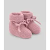 Paz Rodriguez - Baby Knit Newborn Booties Esencial, Maquiagem Rosa Fashion