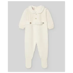 Paz Rodriguez - Baby Unisex Knit Newborn Romper Paz, Cream/Beige Outlet