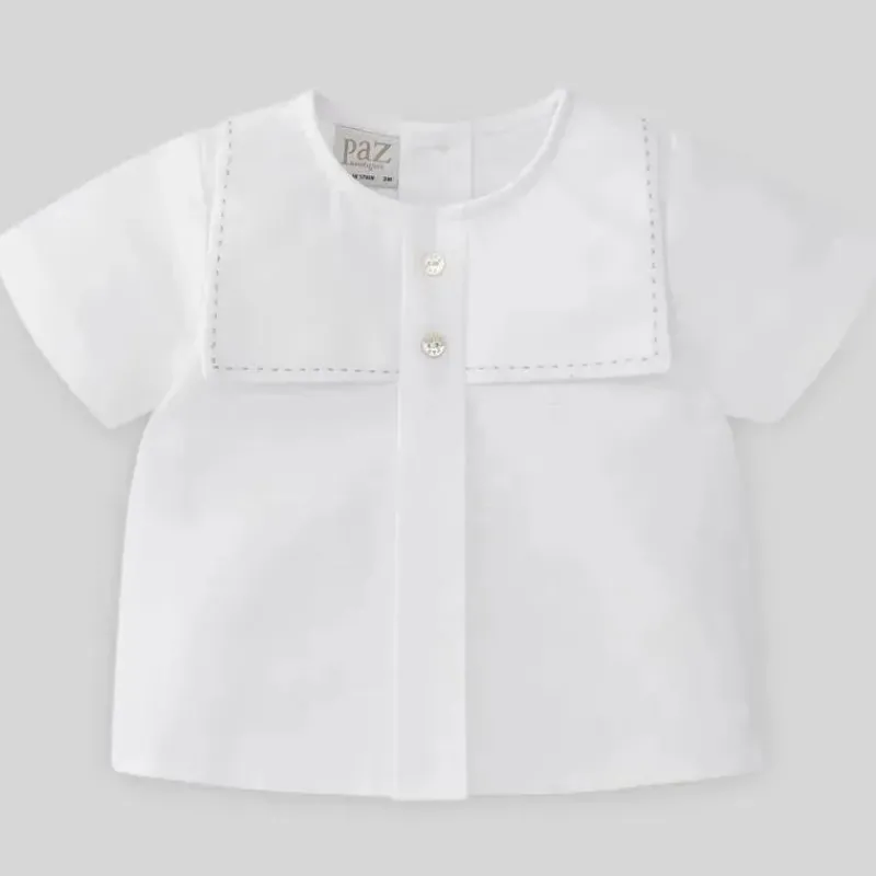 paz_rodriguez__baby_woven_SKUIwYlkHod_0.webp Paz Rodriguez - Baby Woven Blusa Luar, Branco/Cinza Online