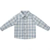 Paz Rodriguez - Camisa bebê menino tecido recém-nascido Espacio, azul holandês Outlet