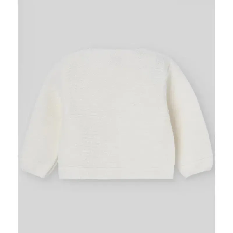 paz_rodriguez__cardigan_d_SKUJ9wjaWHn_1.webp Paz Rodriguez - Cardigan de malha para recém-nascido, creme Fashion