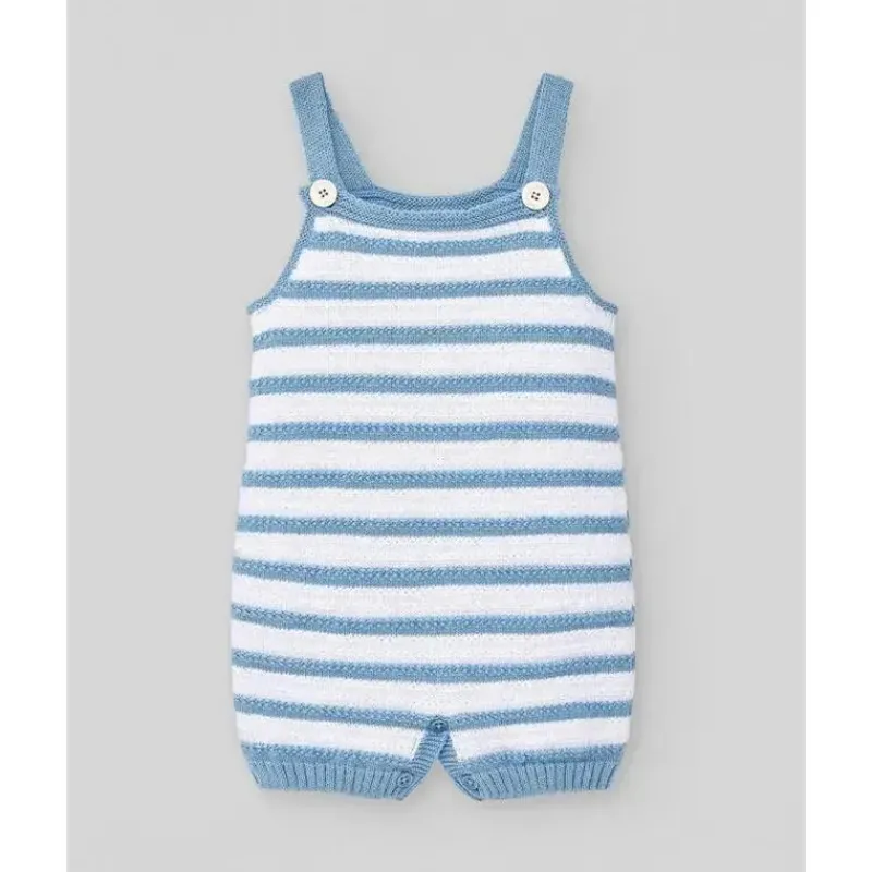 paz_rodriguez__conjunto_d_SKU8drx6lQO_0.webp Paz Rodriguez - Conjunto de 2 unidades para bebê em malha para recém-nascidos e macacão de malha com listras, branco/azul giz Best