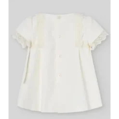 Paz Rodriguez - Conjunto de vestido e bloomer para bebê menina, creme Sale