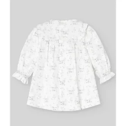Paz Rodriguez - Conjunto de Vestido e Bloomer para Menina Pulgarcito, Cinza Pérola Online