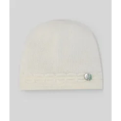 Paz Rodriguez - Gorro de malha para recém-nascido, creme/bege Outlet