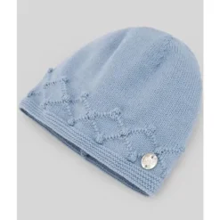 Paz Rodriguez - Gorro de malha para recém-nascido, azul giz Online