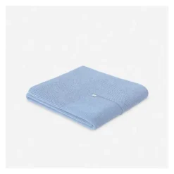 Paz Rodriguez - Manta de malha para recém-nascido Esencial Blanket, Chalk Blue Fashion
