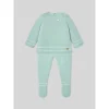 Paz Rodriguez - Take Me Home Set Knit Newborn Sweater + Leggings Eido, Sky Blue/White New